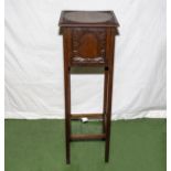 An Edwardian plant stand size 93cm high x 32cm wide x 32cm deep