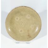 Song Dynasty Celadon glazed plate with stand. 14cm dia.