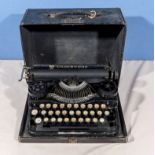 A vintage Underwood typewriter