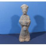 Han dynasty style court attendant figure