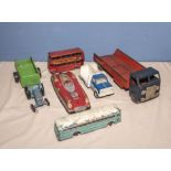 A collection of diecast vehicles