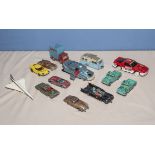 A collection of diecast vehicles