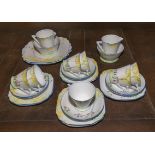 A part T.F & S Phoenix ware teaset