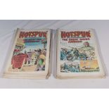 26 vintage Hotspur comics 1969