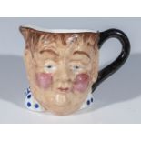 A miniature porcelain Toby jug, Fat Boy by Thorley, 2.5" high