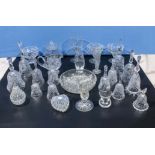 A collection of glassware