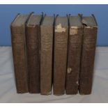 Volumes I to VI of The Ettrick Shepherd's Tales, spines a little worn, some foxing