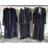 Three vintage, late Victorian dresses