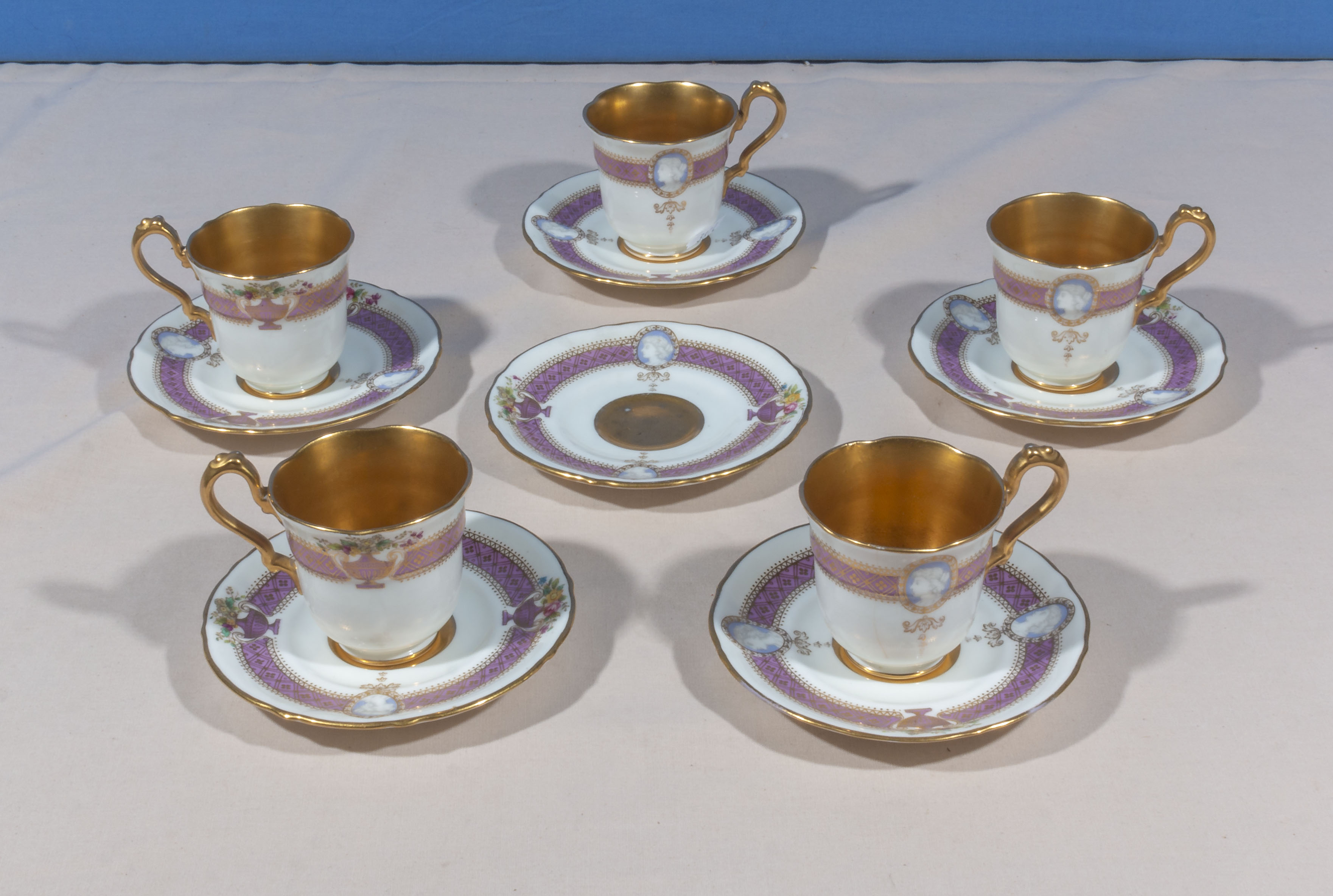 M.E. Bavaria coffee cups and saucers