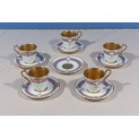 M.E. Bavaria coffee cups and saucers