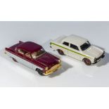 Two Corgi diecast models, Ford Zodiac Mk 2 and a Lotus Cortina