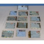 Postal history WW2 interest, 1940s, 40 envelopes censored and opened by examiners in Brazil and UK