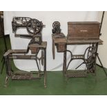 Barn find - A Singer industrial sewing machine (leather work) and two other sewing machines