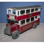 A Triang London bus, 47cm long x 28cm tall x 17cm wide