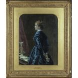 Sir John Everett Millais - a rare and fine quality embossed period pre-Raphaelite processed