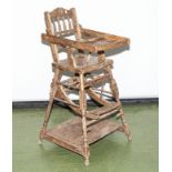 Barn find - a vintage child's metamorphic high chair