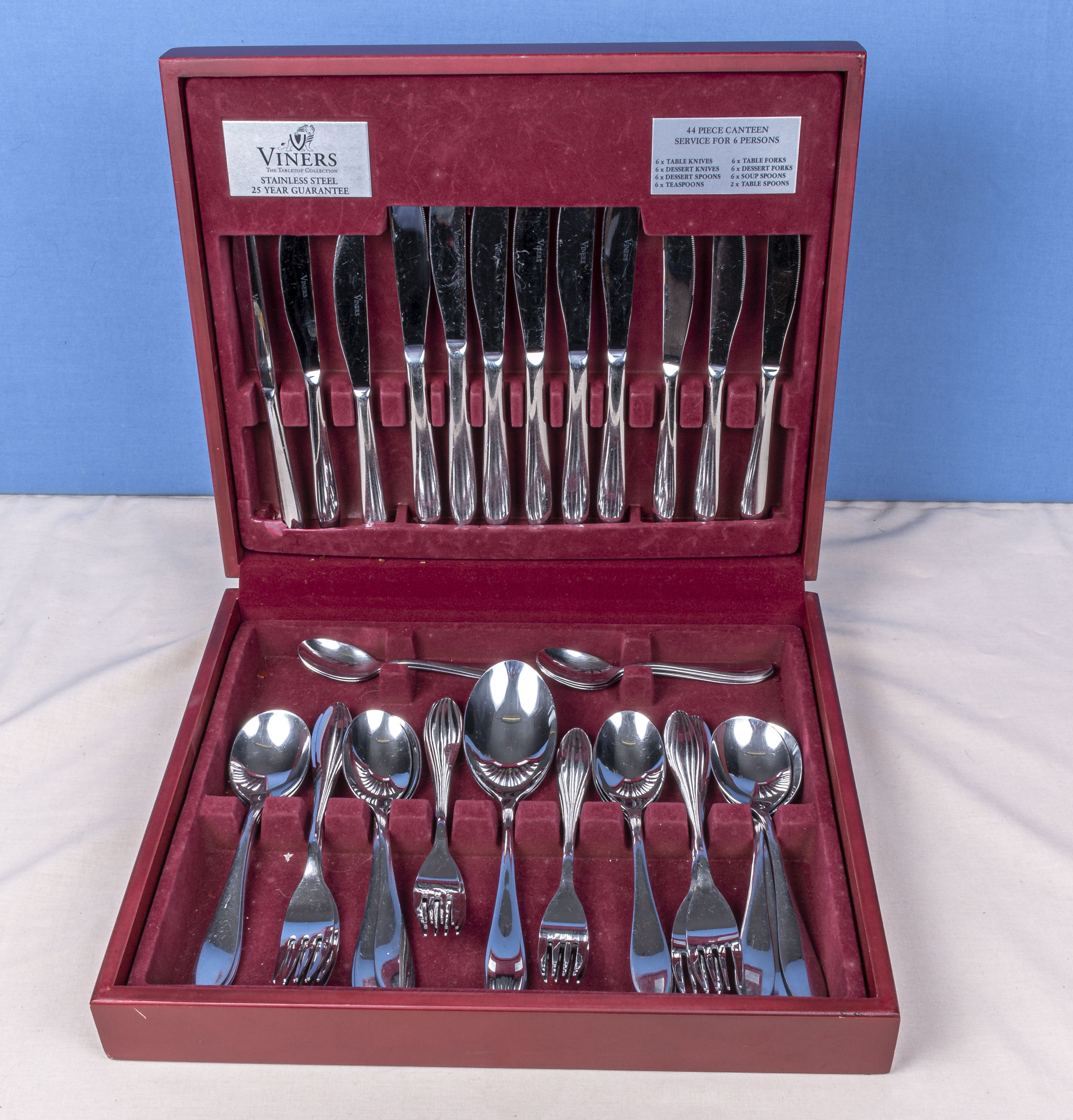 A canteen of cutlery