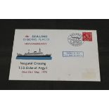 First day cover. Inaugural crossing T.S.S. Duke of Argyll. 22nd-23rd May 1970. Sealink is going