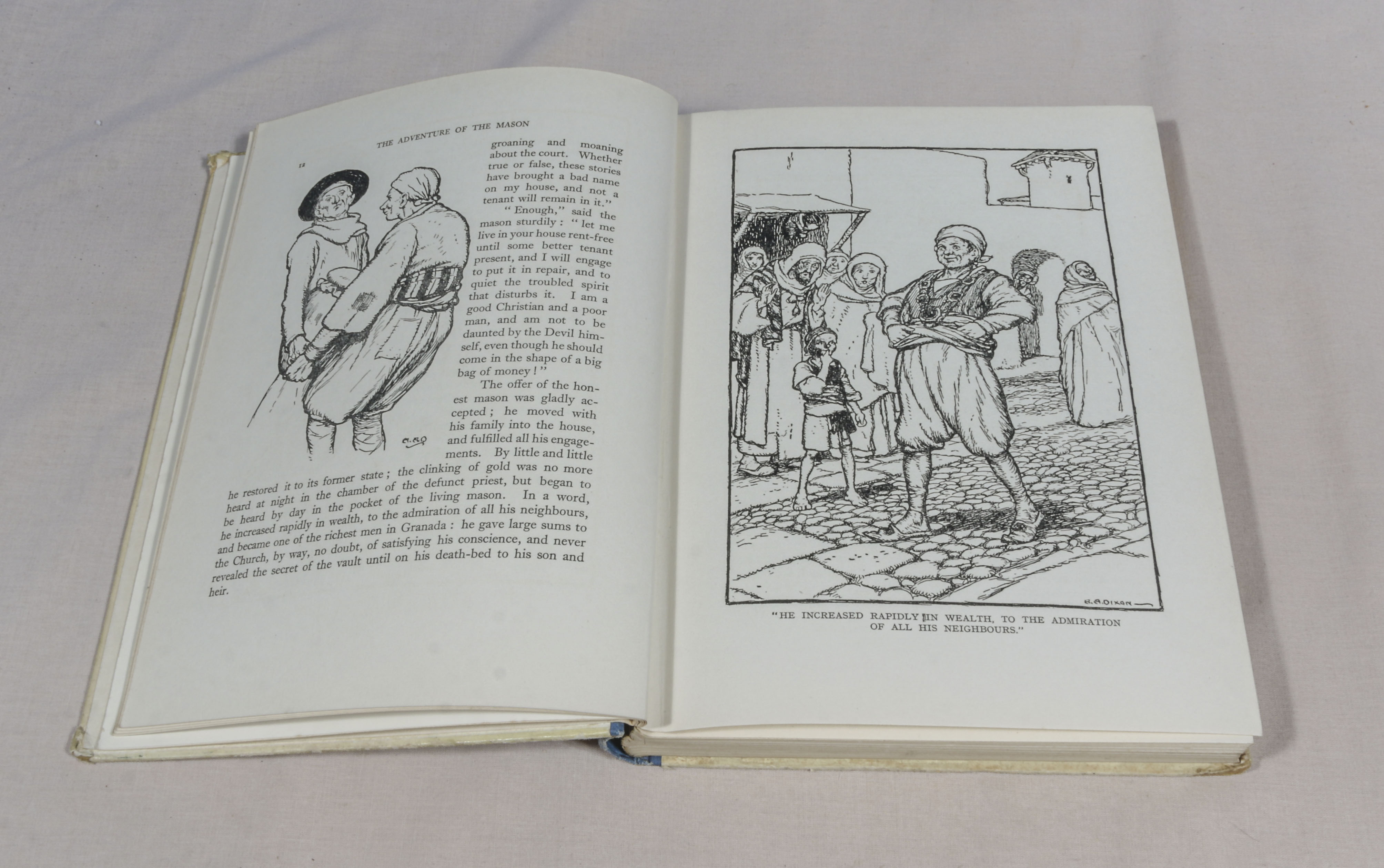 Washington Irving, tales of the Alhambra, selected and abridged, illustrated by Arthur A. Dixon - Image 6 of 10