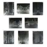 Eight dry plate glass negatives of Winchester Cathedral produced by The Imperial Dry Plate Co. Ltd