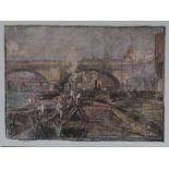 Frank Brangwyn. London Bridge Sunday morning, from the original study made expressly for this