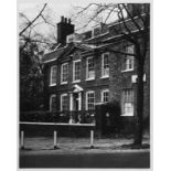 Georgian house London. Photograph by David Tyler, 23rd October 1957. West Ham Camera Club monthly