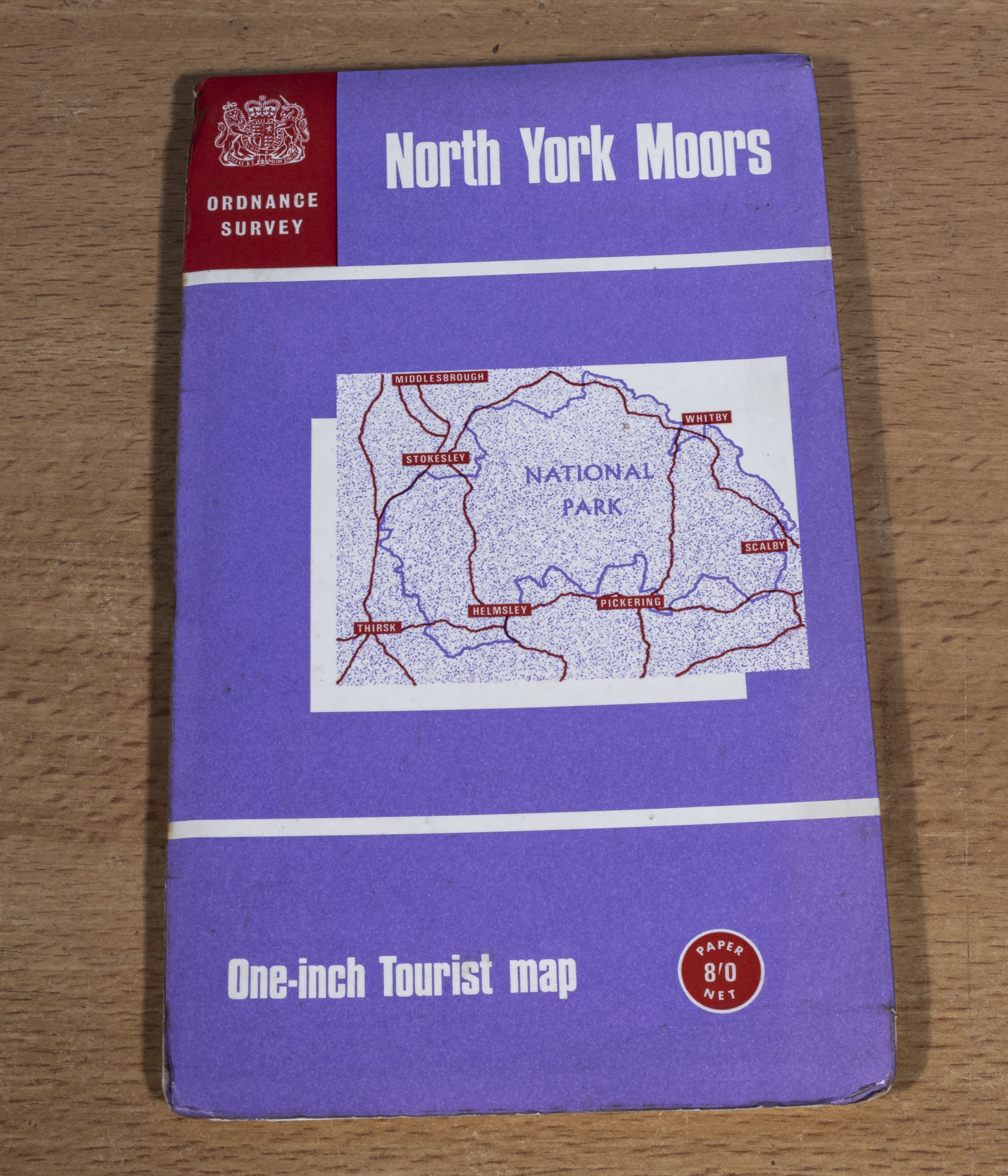 Four Ordnance Survey paper maps, Guernsey, North Yorkshire Moors, sheet NZ80 and sheet NZ81 together - Image 6 of 10