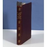 The Works of John Ruskin. Small red leather bound tome. Size 6"x4" A Joy for ever-the two Paths,