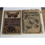 2 Vols Gowan's Nature books No.4 and 15. Some Moths and Butterflies and their eggs. Butterflies