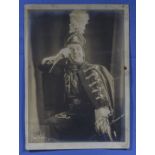 Strauss Peyton Studio. n.y. vintage photograph of a stage actor dressed in a military German