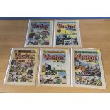 Five Victor comics #907/908/909/910 dated July 8th/15th/22nd and 29th 1978 plus # 989 Feb 2nd 1980