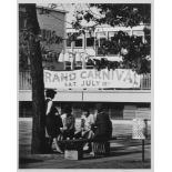 David Tyler photograph Sunday Morning West Ham (circa 1950s) West Ham Camera Club mounted size 15" x