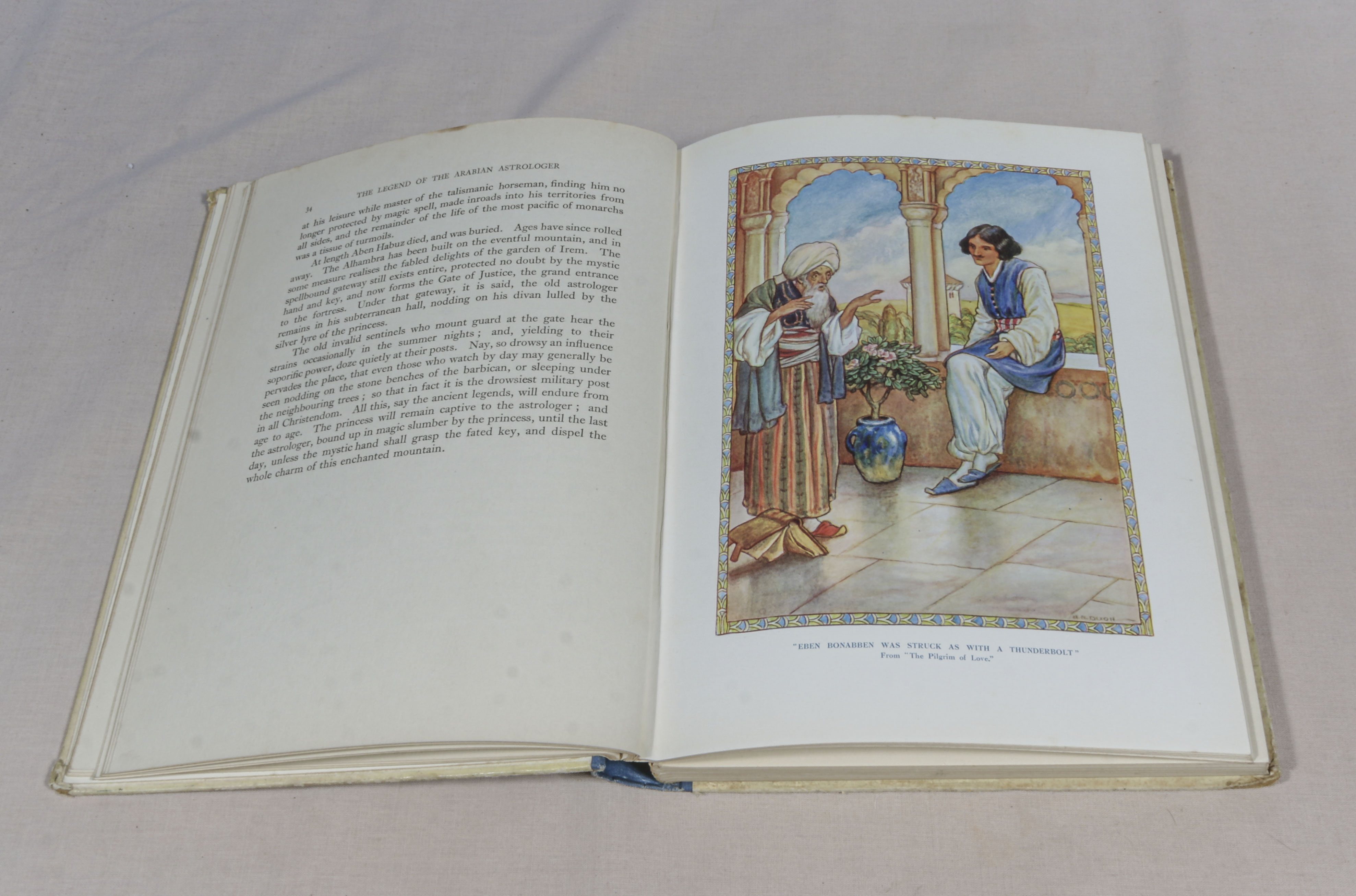 Washington Irving, tales of the Alhambra, selected and abridged, illustrated by Arthur A. Dixon - Image 7 of 10