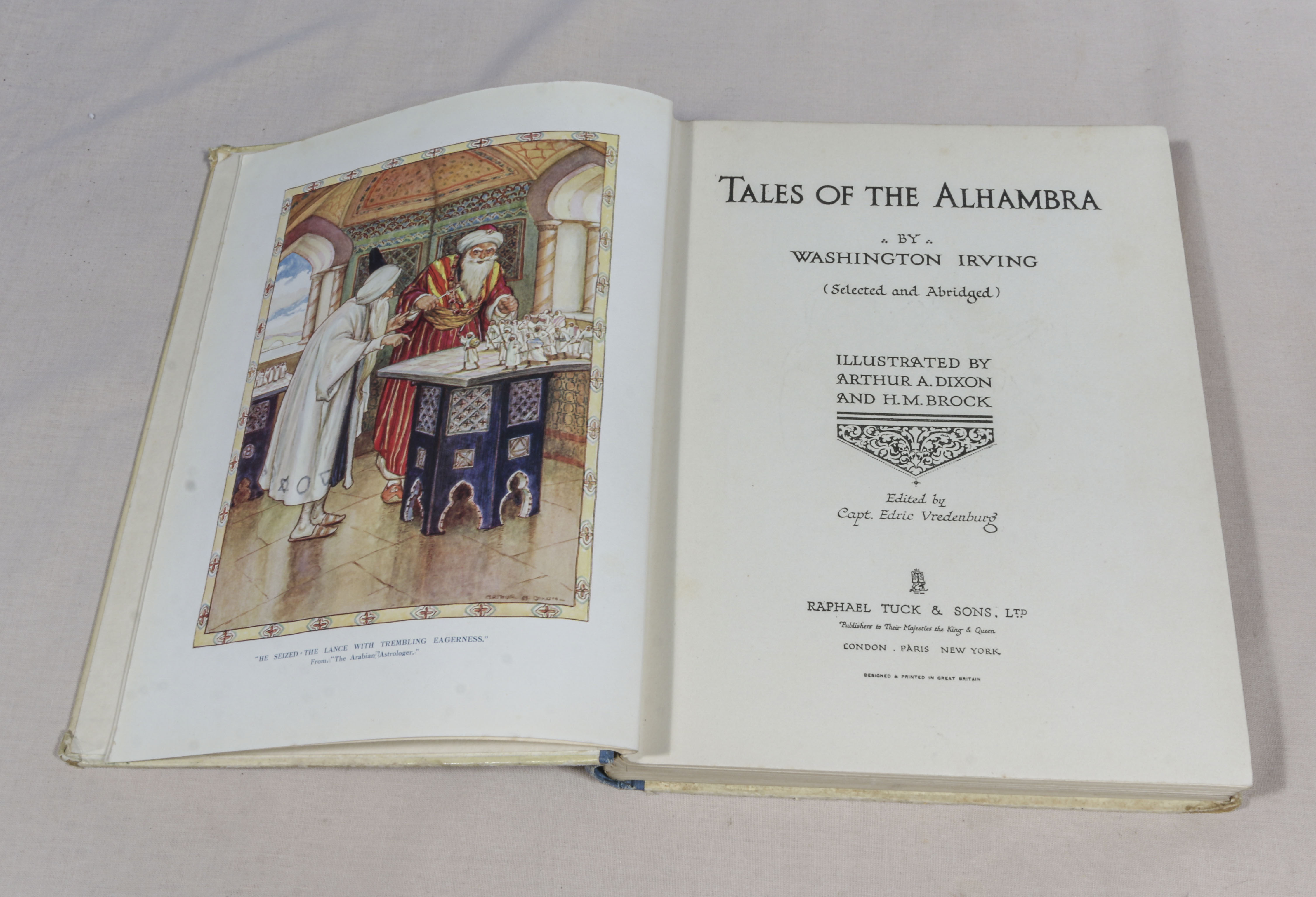 Washington Irving, tales of the Alhambra, selected and abridged, illustrated by Arthur A. Dixon - Image 5 of 10