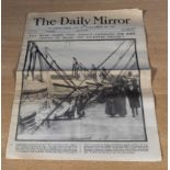 Titanic - The Daily Mirror newspaper no.2648 April 19th 1912. Headlines "Why were there only