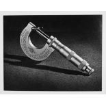 Photograph of a micrometer made by Chesterman's. Sheffield, England no.2800. West Ham Camera Club