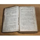 A Universal Etymological English Dictionary by N. Bailey London. 1761, 18th Ed. Contemporary leather