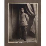 WW1 interest. rare original photograph of a flying corps sergeant in full dress of the period.