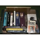 A box of biographies and military books