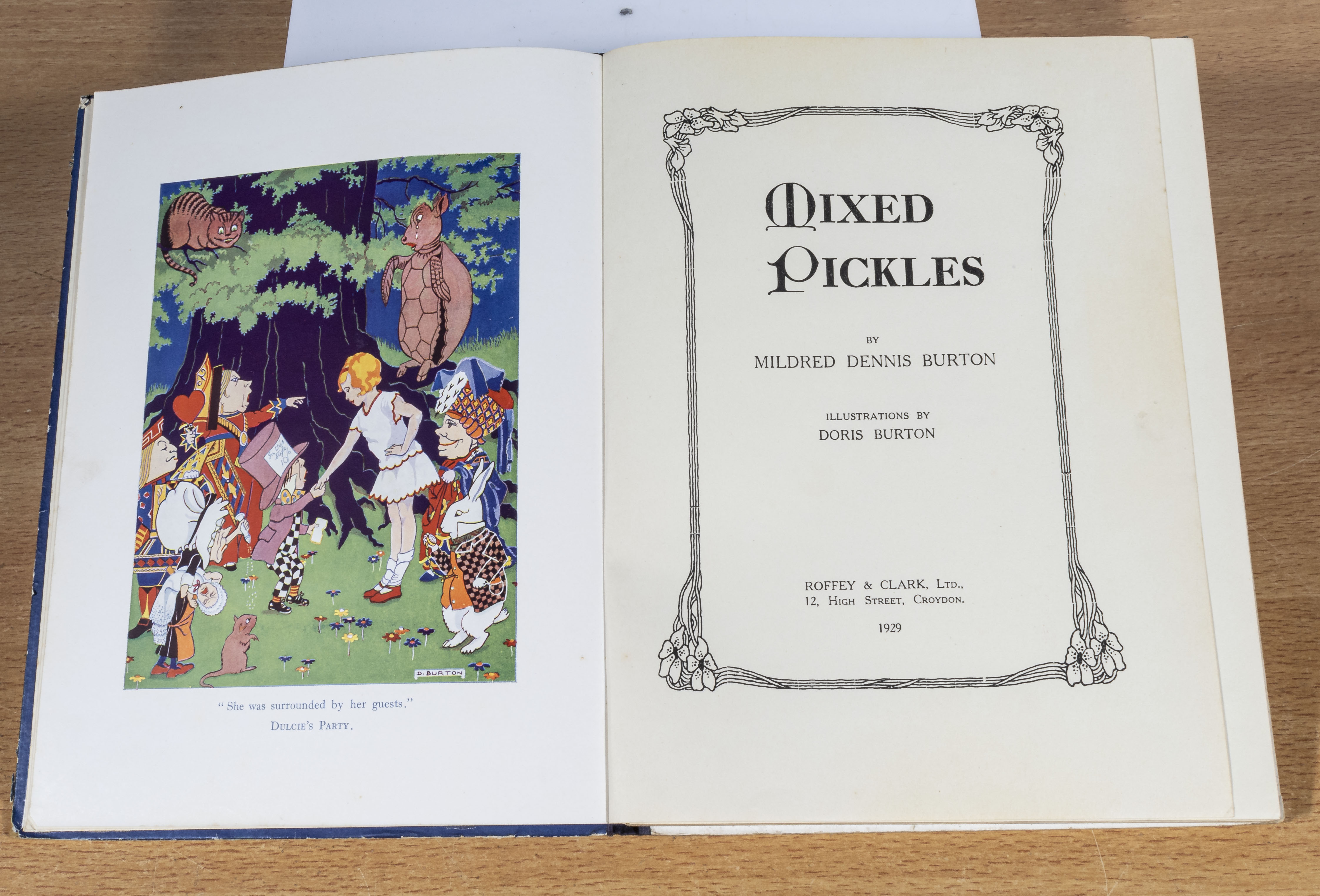 Mixed Pickle first edition 1929 by Mildred Dennis Burton, illustrations by Doris Burton Roffey and - Image 2 of 6