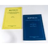 2 Vols Reptiles, Breeding, Behaviour and Veterinary Aspects 1985. Proceedings of the 1988 U.K.