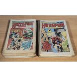 47 vintage Hotspur comics 1976