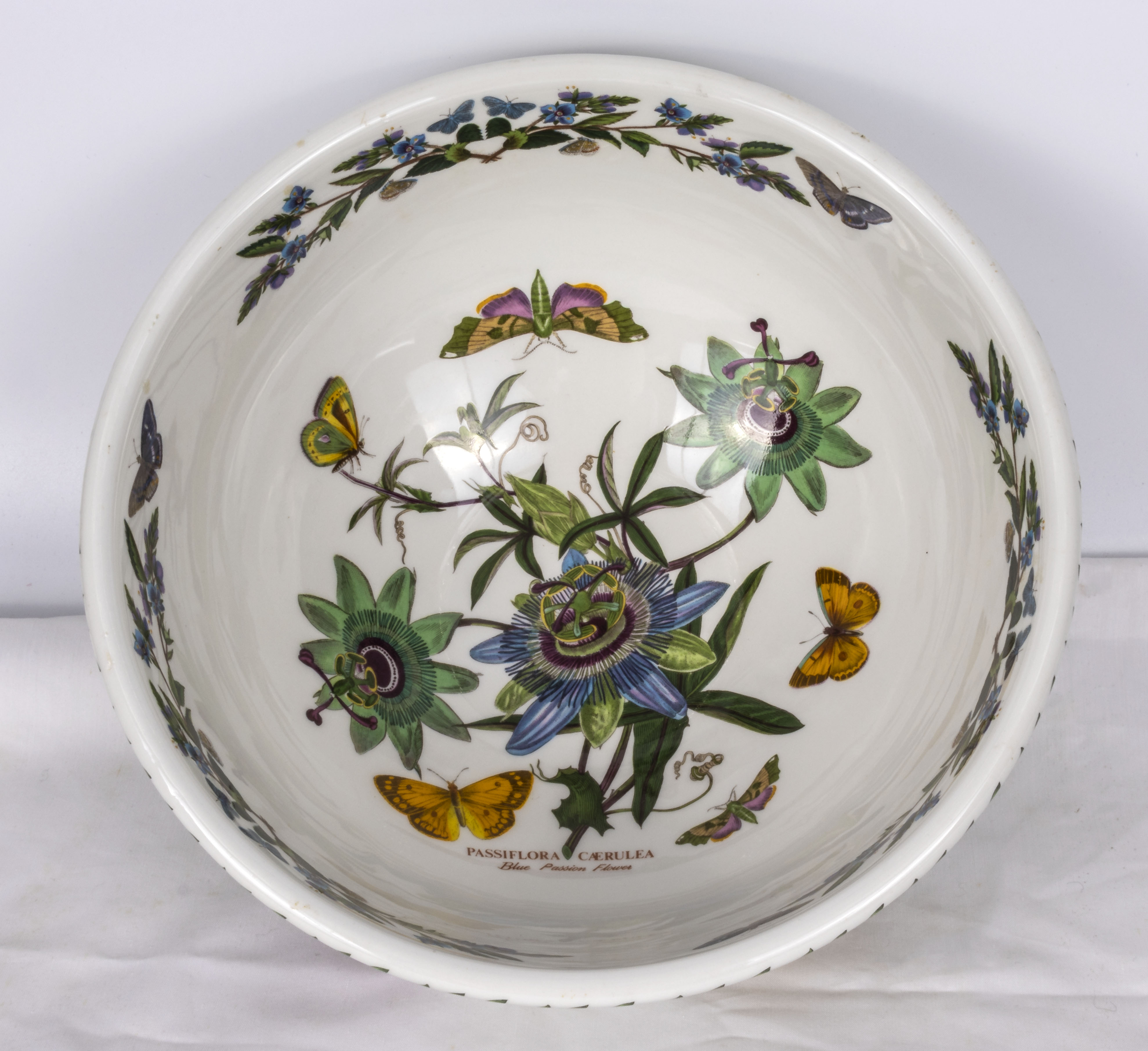 A Portmeirion bowl and a flan dish, 11.5" and 9.5" dia. - Image 2 of 3