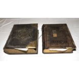 Two large family bibles