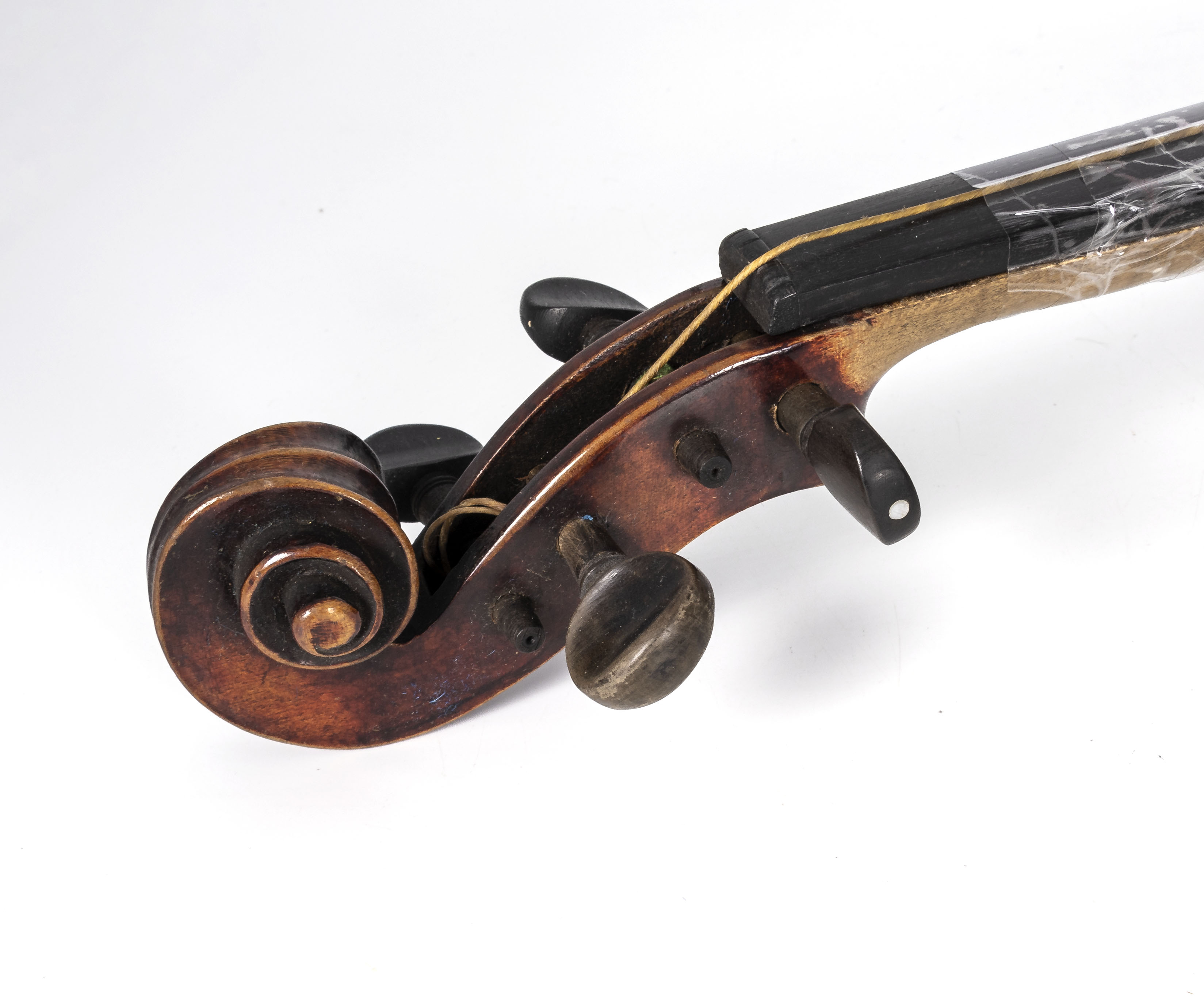 Stainer- antique German violin stamped Stainer to the back dark rich brown patination to the body - Image 14 of 14