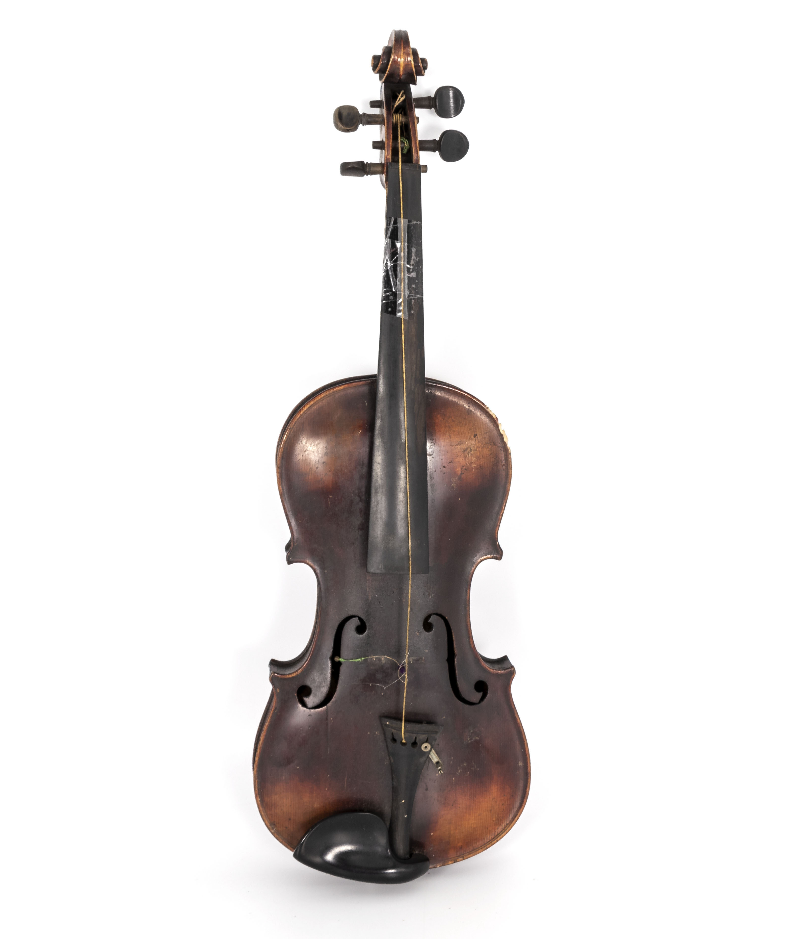 Stainer- antique German violin stamped Stainer to the back dark rich brown patination to the body - Image 8 of 14