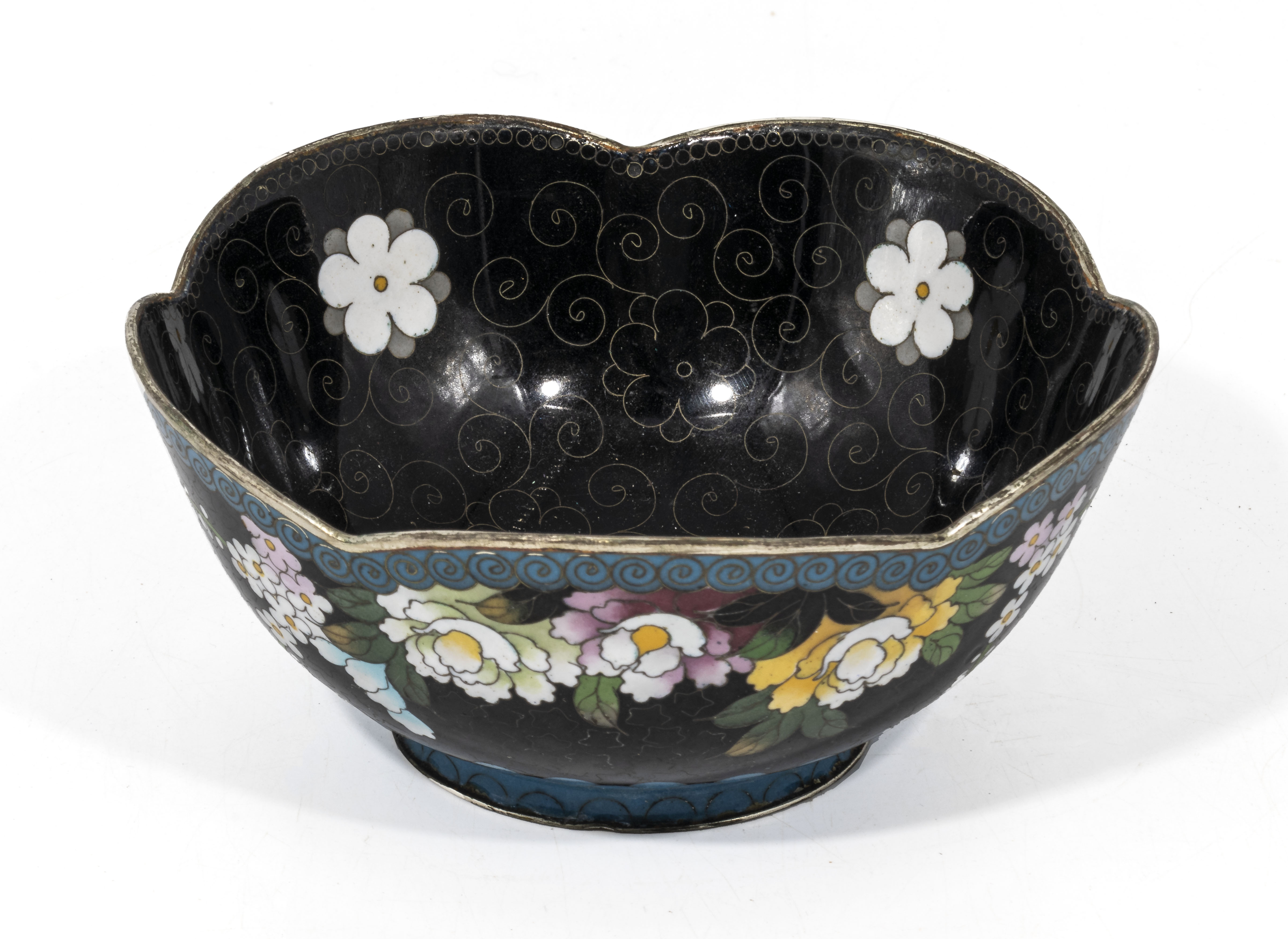 A small cloisonne bowl