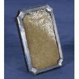 Small silver engine turned photo frame Birmingham 1925 makers mark SML. size 6"x 4".