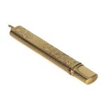 A 9ct gold pencil case 3gms