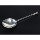 A silver apostle spoon. 58gms. Marks for London 1926